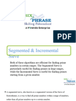 L8 - Segmented & Incremental Sieve