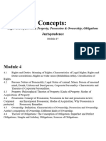 Jurisprudence - Mod 4 Concepts