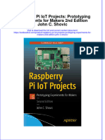 (Download PDF) Raspberry Pi Iot Projects Prototyping Experiments For Makers 2Nd Edition John C Shovic Online Ebook All Chapter PDF