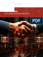 MnA in India Tax and Regulatory Perspective