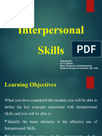 Interpersonal Skills - Presentation