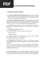 Contrato de Locação de Imovel Residencial Locadora Amanda