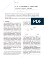 Control Strategy For The Transition Flight of A Tail-Sitter UAV