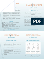 Livret Pedagogique Chant Postural