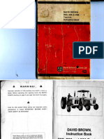 David Brown 990, 995 & 996 Tractors Instruction Book