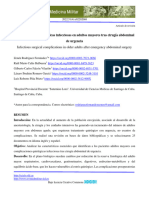 Complicaciones Quirurgicas Infecciosas en Adultos