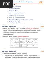 Lecture 4 Ansys Mechanical APDL 2D and 3D Analysis