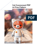 Crochet Cat Cosmonaut PDF Amigurumi Free Pattern