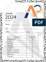 Examen Simulacro UNAM 2024 - V1