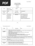 Course Plan