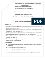 FINANCIAL MARKET Lesson Plan