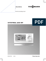 Vitotrol 200 RF User Manual