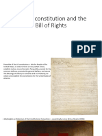 The US Constitution and The Bill of Rights