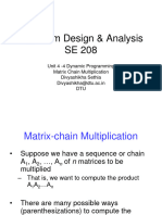 Unit 4 - 4 Dynamic Programming