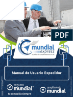 Manual de Usuario Expedidor Mundial Express