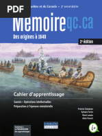 Memoire - qc.CA Sec3 Extrait Cahier