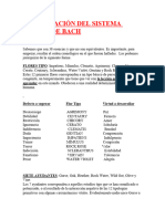 Clasificación Del Sistema Floral de Bach