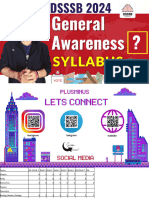 DSSSB General Awareness Detail Syllabus 