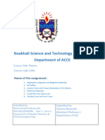 Assignment of Physics