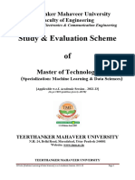 M.tech (ML&DS) Syllabus - G