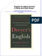 (Download PDF) Dreyer S English An Utterly Correct Guide To Clarity and Style Dreyer Online Ebook All Chapter PDF