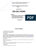 Plan de Trabajo Dia Del Padre