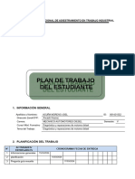 Del Estudiante Plan de Trabajo