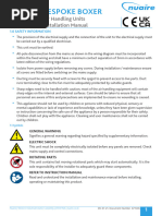 Bespoke Boxer: Air Handling Units Installation Manual