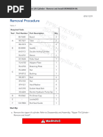 Ripper Lift Cylinder R&R