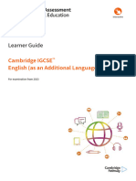 0472 Learner Guide (For Examination From 2023)