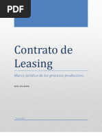 Contrato de Leasing