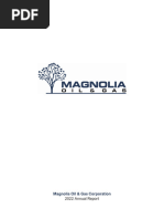 Magnolia Oil and Gas Corporation 2022 Annual Report