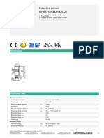 Inductive Sensor NCB5-18GM40-N0-V1: Dimensions