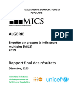 Enquête Par Grappes À Indicateurs Multiples (MICS6) 2019