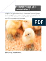 Comment Fabriquer Une Poussinière