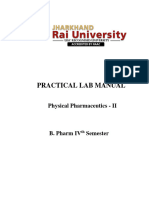 Physical Pharmaceutics-II