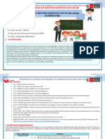 V°-Programación de Reforzamiento V Ciclo - 2024-Unidad 3