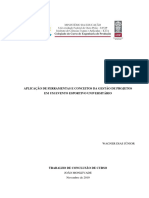 Aplicação de Ferramentas e Conceitos Da Gestão de Projetos em Um Evento Esportivo Universitário