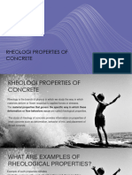 Rheologi Properties of Concrete