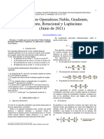 Trabajo Sobre Operadores Nabla, Grad, Div, Rot, Lap Jun 15 2021