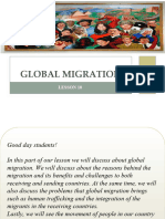 Lesson 10 Global Migration