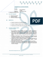 Vi Xavier. Informe de Avance de Terapia Indicaciones