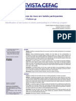 Identificação de Fatores de Risco em Bebês Participantes