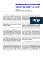 Rosai-Dorfman Desease With Infra - Tentorial Localization - A Case Report