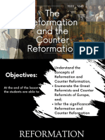 Reformation and Counter Reformation