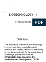 Biotechnology I Lat 403