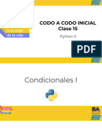 Clase 15 - Python 3 - Condicionales I