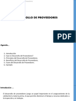 Sesión Desarrollo de Proveedores