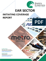 Footwear Industry - Campus - Metro - Relaxo - Initiating Coverage - SMIFS Institutional Research