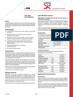 Fosroc Nitomortar EL-HB TDS